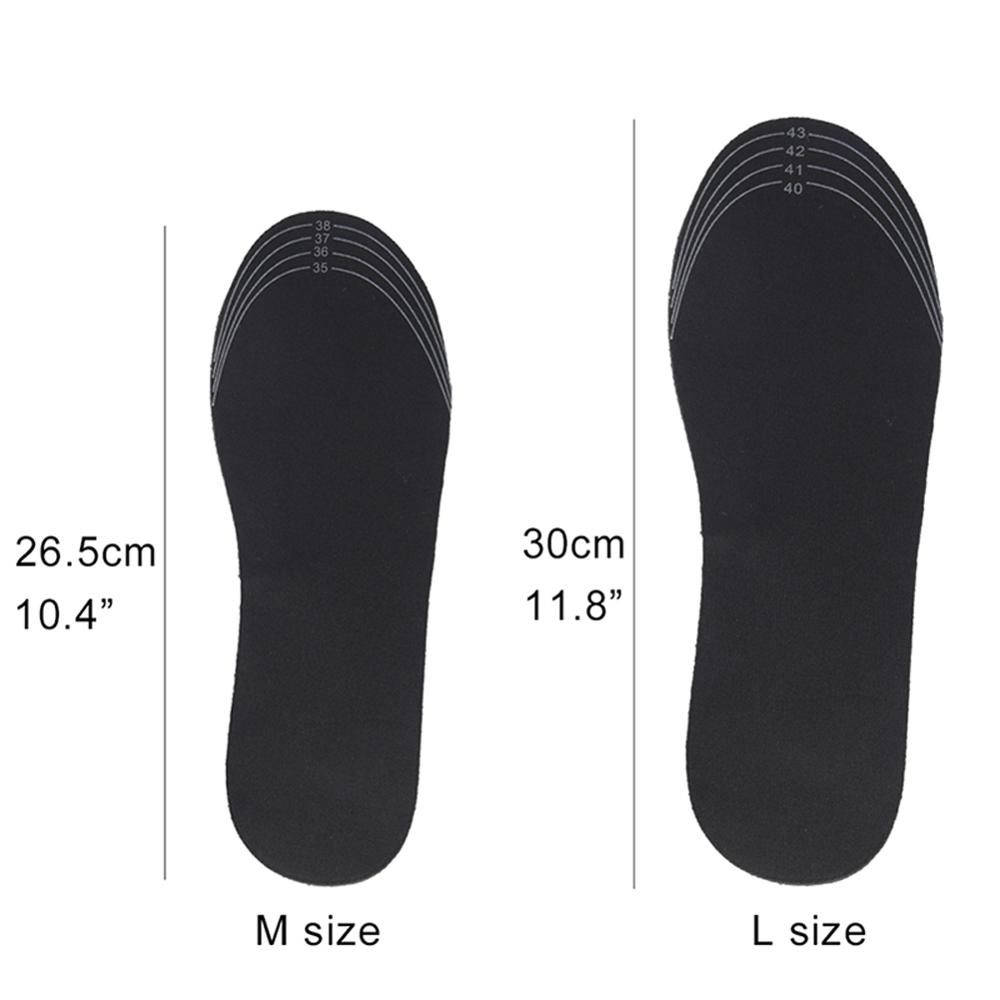 USB Nóng Lót Giày Ấm Chân Mút Lót Thảm Bằng Điện Làm Nóng Miếng Lót Có Thể Giặt Ấm Giữ Nhiệt Lót Đế Unisex WJ014 Miếng Lót