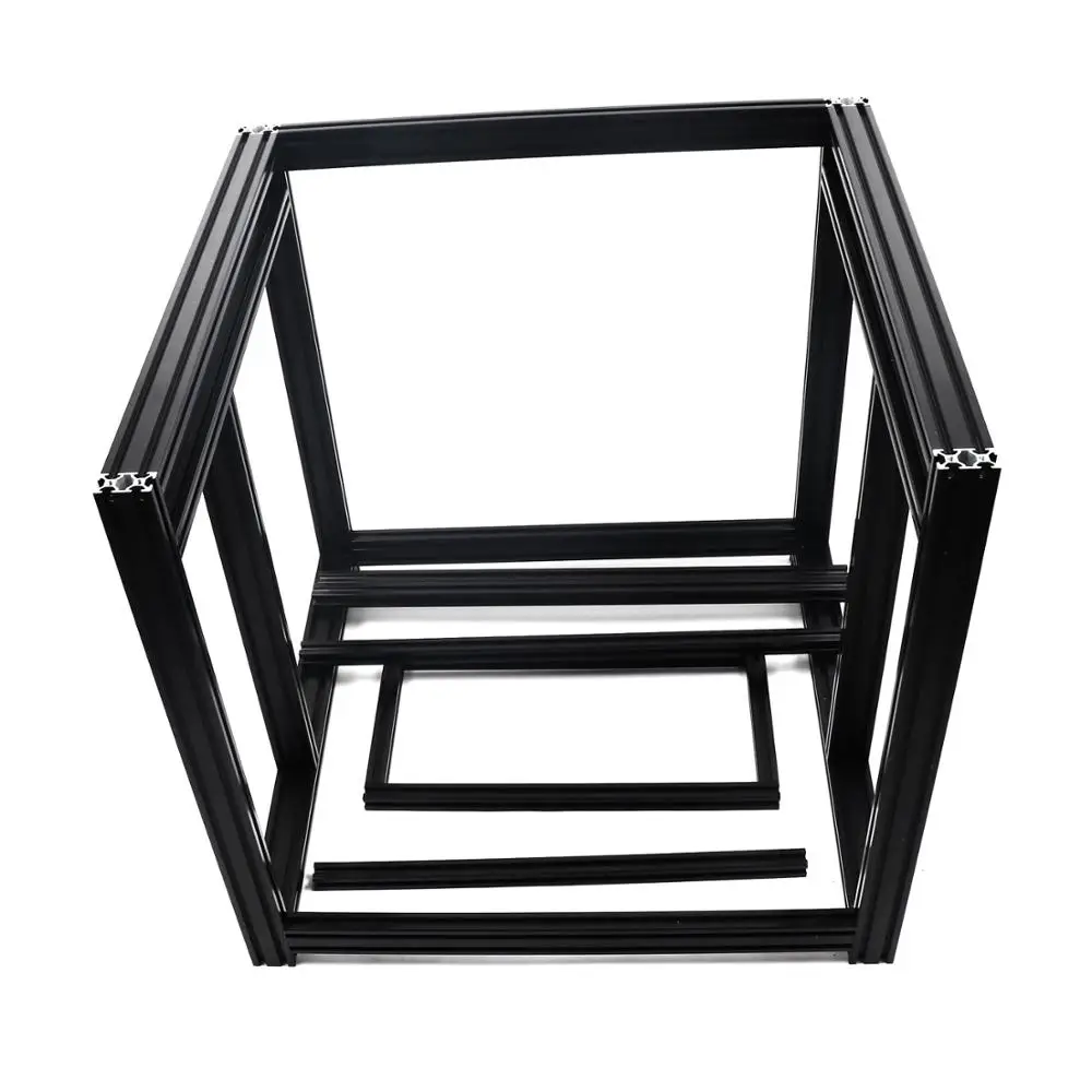 BLV MGN Kubus 3d Printer Buta Bersama Bingkai Kit dengan Sekrup Sudut Sudut dan Bergabung Piring Pra-order untuk Gudang Spanyol