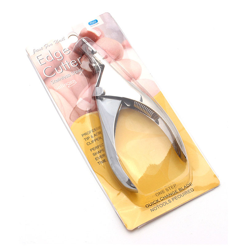 1PCS Gunting Seni Kuku Bentuk U Baja Tahan Karat Profesional Gunting Kuku Tips Kuku Alat Pedikur Manikur