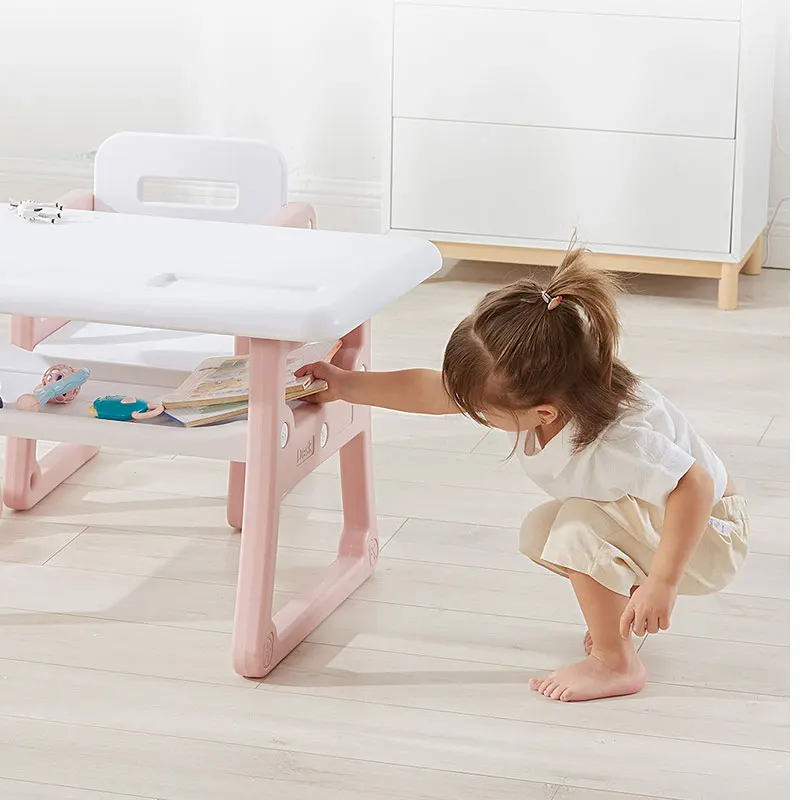 K-STAR Kids Table And Chairs Set 2 Color Toddler Activity Chair Best For Toddlers Reading Drawing Home Use Drop Shipping