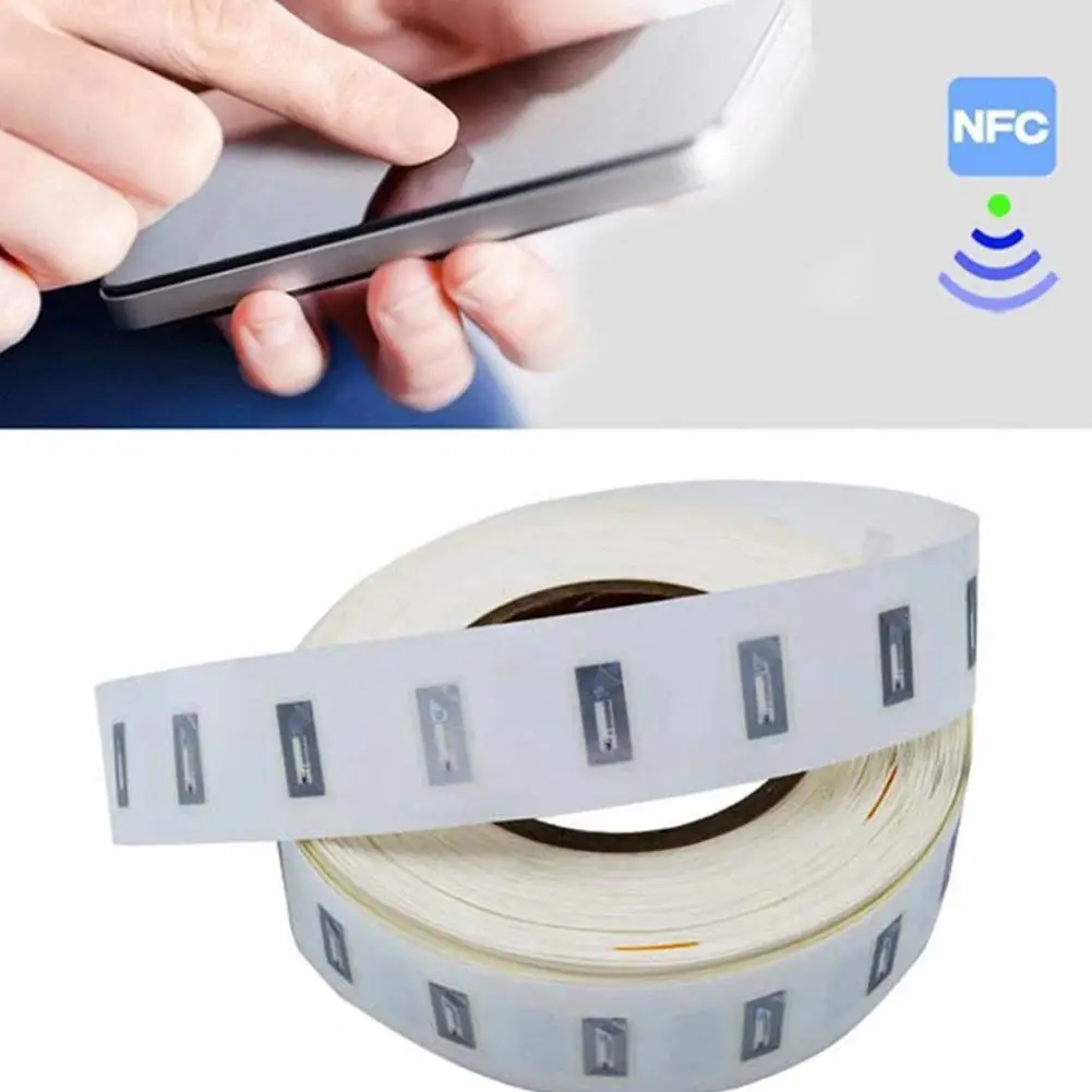 Incrustation de support d'autocollant de puce NDavid, étiquette Ntag213, antenne Nfc, autocollants d'étiquettes Nfc, WiFi, 13.56MHz, 213, 2x1cm, 10 pièces