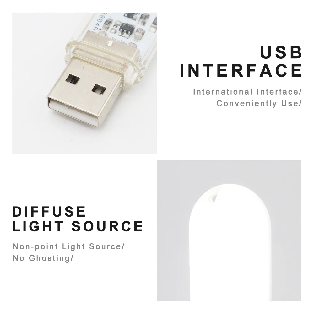 Công Tắc Cảm Ứng DC5V Led USB Mini Sách 1.5W Đèn LED Để Bàn Đèn Đọc Sách Đỏ Xanh Dương Xanh Trắng Di Động Linh Hoạt đèn Led USB Đèn Chiếu Sáng Ban Đêm