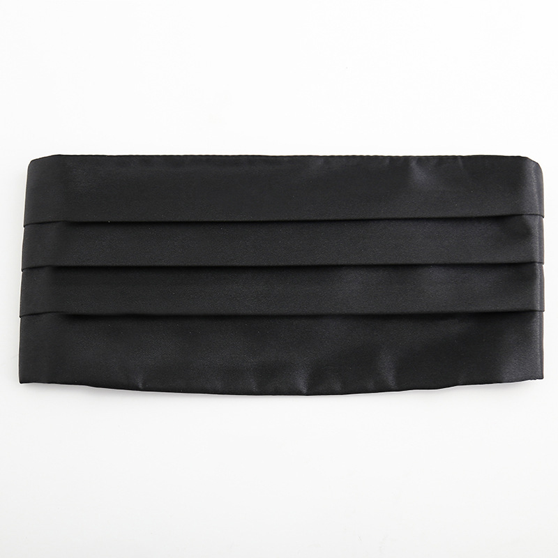 男性用のクラシックなサテンの伸縮性のあるbellybandチューブ,フォーマルウェア,結婚式のディナー用,ウエディング