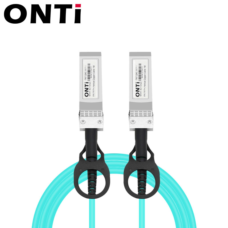 Cabo ONTi 10G SFP + AOC - Cabo SFP óptico ativo de 10GBASE, 1-100M, para Cisco, Huawei, MikroTik, HP, Intel, Dell... Switch etc.