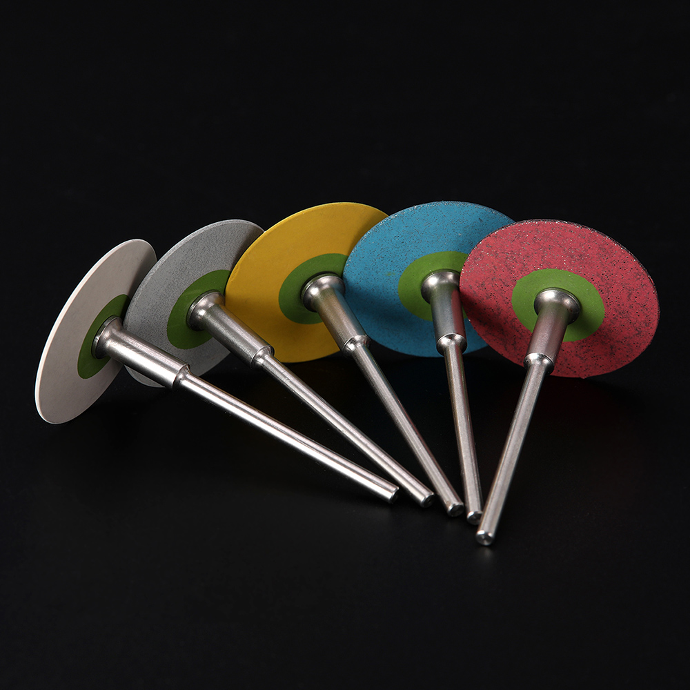 AZDENT 歯科 HP 26 ミリメートルゴムダイヤモンドポリッシュホイールジルコニア磁器 PFM Emaxs 歯科ラボポリッシャーホイールディスク用