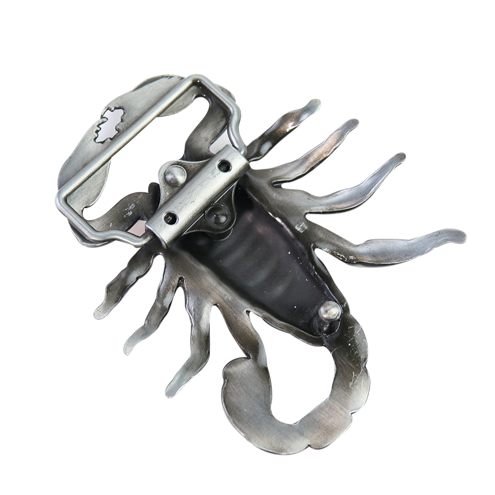 Cool Zinc Alloy Scorpion King Leather Belt Buckle Scorpid Western Statement Leather Craft Cowboy Man Male Jeans Strap Accessory