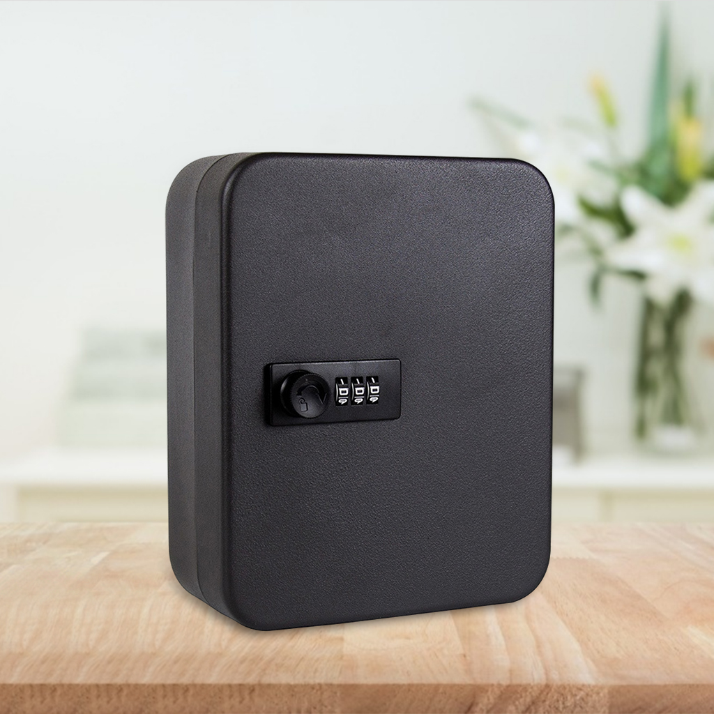 Caja de llave de contraseña montada en la pared, bloqueo de código Digital, estuche de administración de llaves de gabinete para almacenes, 20 piezas