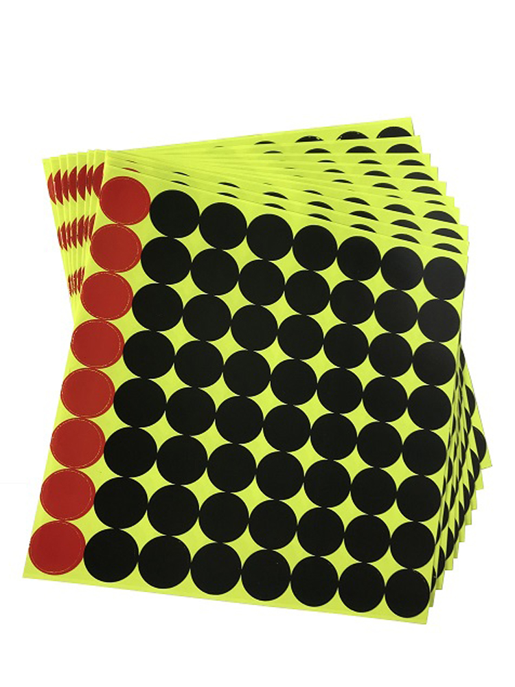 1 "ยิง Splatter Splash เป้าหมายสติกเกอร์640ชิ้น/แพ็ค Suitalble สำหรับยิงเป้าหมายสำหรับปืน Airgun เม็ดปืน BBs