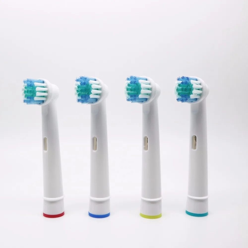 4X Đầu Bàn Chải Thay Thế Cho Răng Miệng B Quay Loại Bàn Chải Đánh Răng Điện Pro Sức Khỏe/Áo Lót Triumph/Tiến Công Suất/3D excel/Plak Điều Khiển