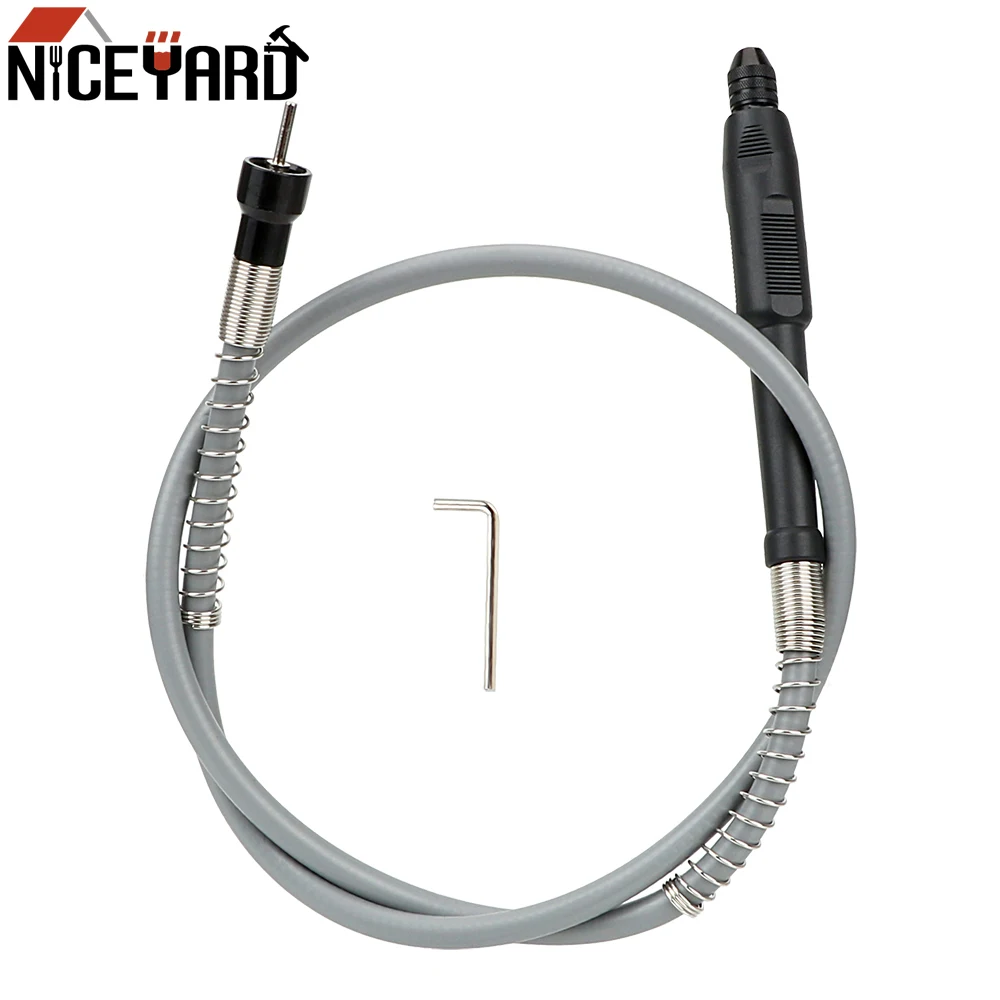 NICEYARD Griffschleifer, flexible Welle mit 0,3–3,2 mm Bohrfutter, weiche Flexwelle für Dremel 3000, Elektrowerkzeug-Zubehör