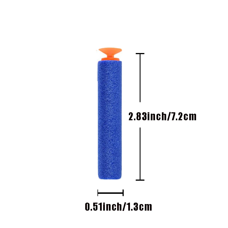 100Pcs/Lot Refill Darts Bullets Toy Soft Mega Foam Sniper Guns For Nerf N-Strike Elite Series Blasters Target Toys Accessories