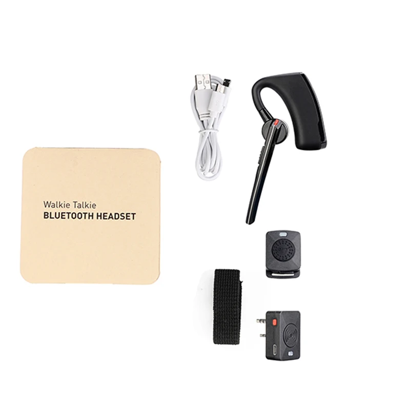 Walkie Talkie Hände-Freies PTT Bluetooth Wireless Headset K Typ Kopfhörer Two Way Radio Kopfhörer Mic Für Baofeng
