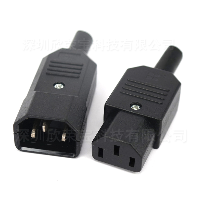 AC stecker 250v10a IEC320 C13 C14 AC PDU UPS verdrahtete steckdose inline kabel montieren installieren elektrische Panel Buchse AC buchse