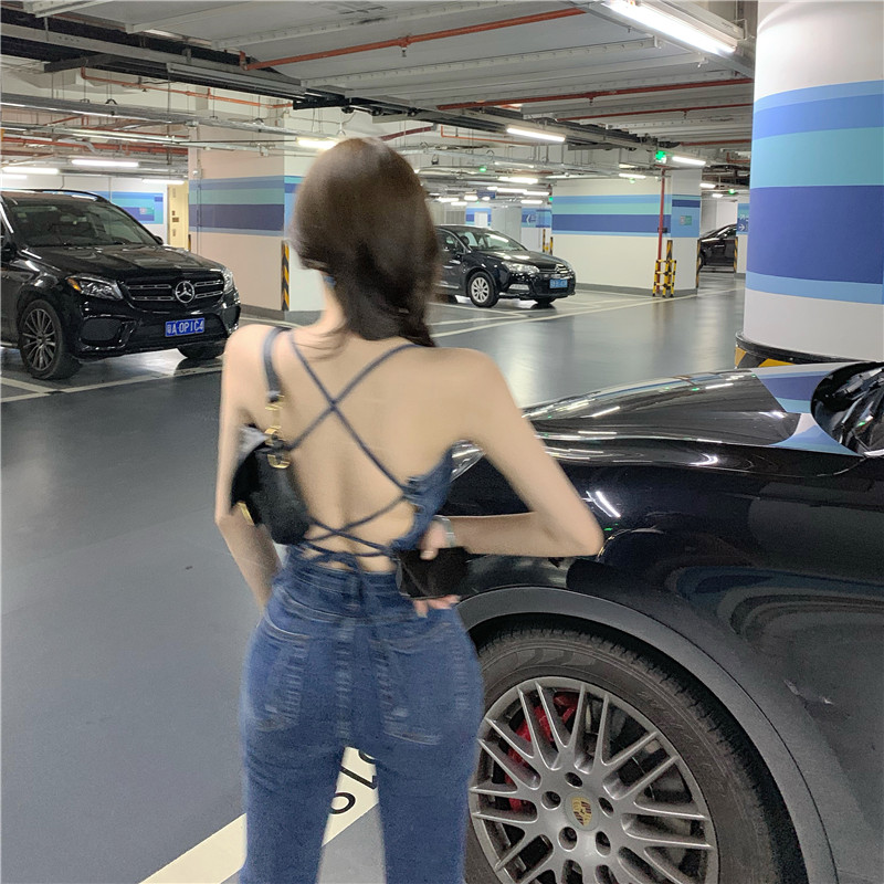 TIYIHAILEYจัดส่งฟรีแฟชั่นกางเกงผู้หญิงกางเกงตรงกางเกงยีนส์กางเกงJumpsuitและRompers S-3XLเซ็กซี่