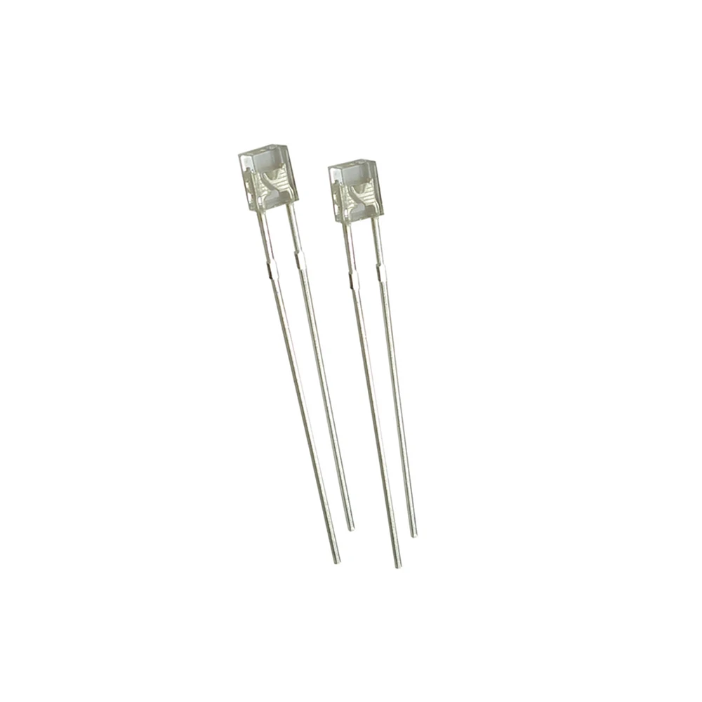 100PCS/LOT 2x3x4 MM Rectangular LED Emitting Diode Lamp White Red Green Blue Yellow Clear Diffused Color Micro DIY Indicator 3V