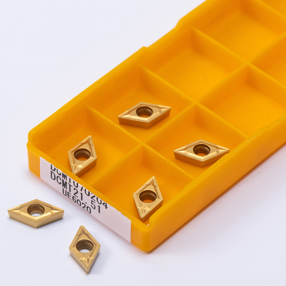 10 piezas de inserción CNC DCMT 070204   VP15TF UE6020 US735 herramientas de carburo fresa interna DCMT 070204   Herramienta de torneado de metal de torno