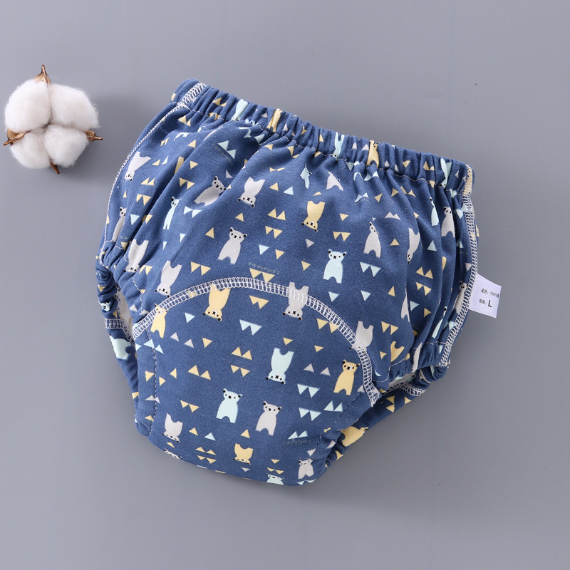 6 Tầng Chống Thấm Có Thể Tái Sử Dụng Cotton Quần Tập Luyện Cho Trẻ Sơ Sinh Quần Lót Vải Tã Lót Quần Lót Tã Thay Đổi
