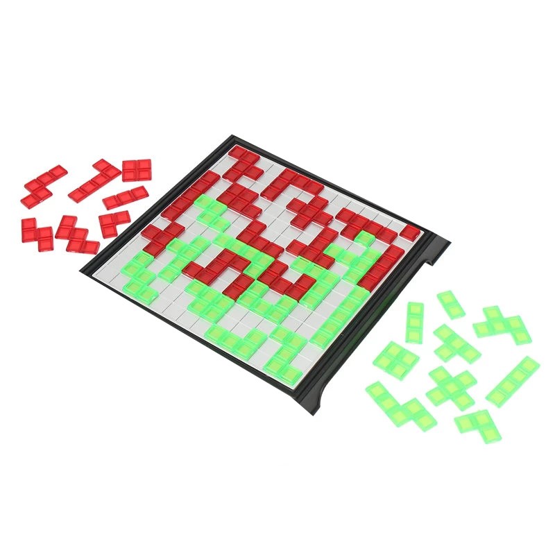 Rompecabezas intelectual, juego de mesa Blokus, versión en inglés, juegos de fiesta para niños, juguete para niños, juego familiar Tos, juego de 2 jugadores/4 jugadores