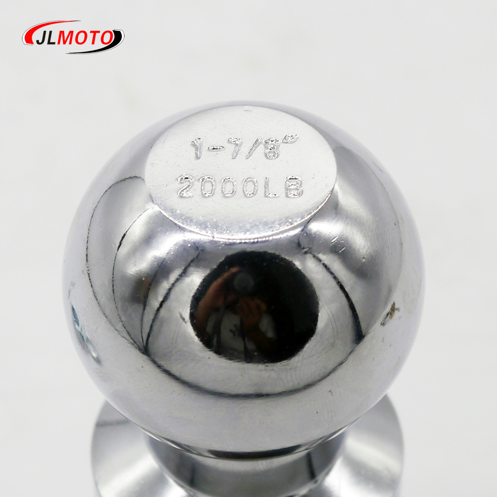 Conjunto completo de acoplador de reboque de língua, canal de 2 ''com bola de engate de 1-7/8 Polegada 2000LB adequada para peças de buggy ATV UTV Cargo ATV