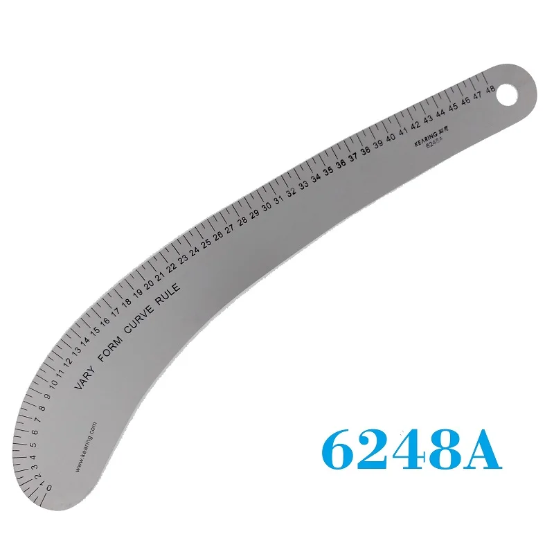 Metal Patchwork Rulers for Fashion Design Metric System Sewing Curve Ruler Garment Rulers for Patchwork Cutting Ruler