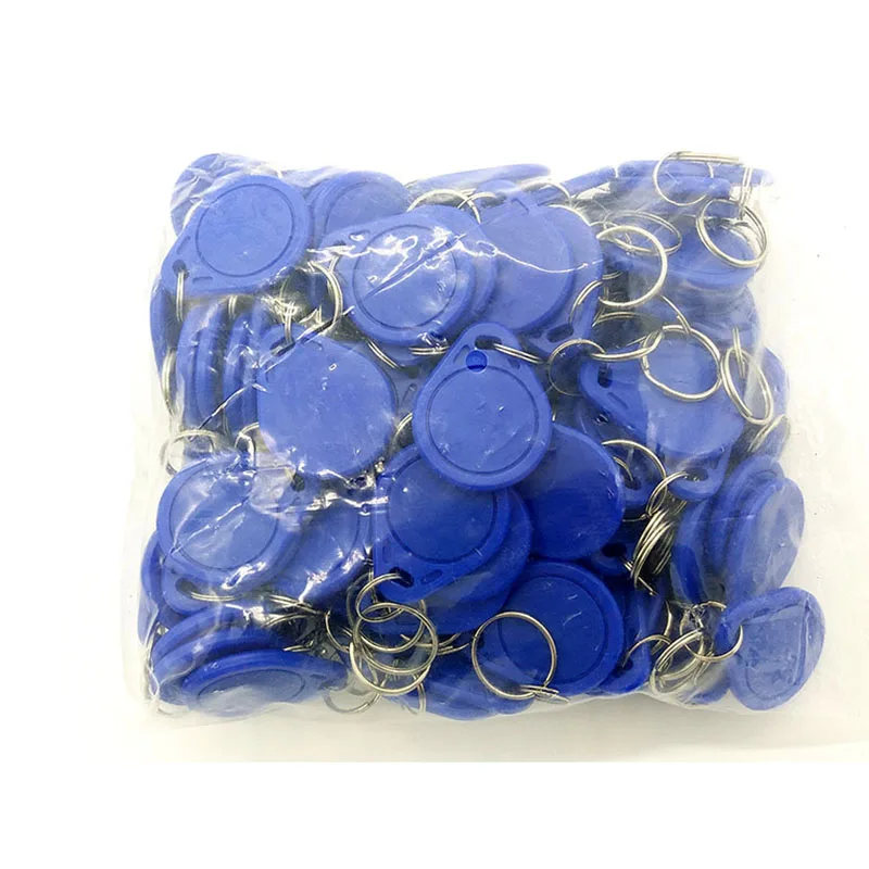 100 Chiếc Uid Thẻ RFID Keyfob Cho Mif 1 K S50 13.56MHz Viết Được Khối 0 HF ISO14443A Sử Dụng Để copy Thẻ