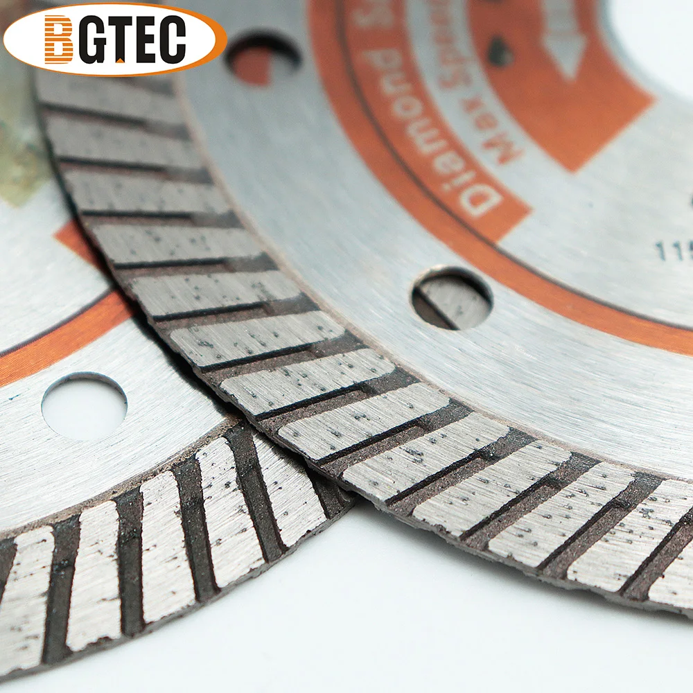 BGTEC, 1 unidad, 4/4, 5/5/6/7/9 pulgadas, disco de corte de diamante superfino, hoja de sierra, azulejo de cerámica, granito, mármol, placa de corte en seco de 105-230mm