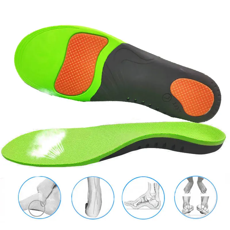 EU35-52 Scarpe Ortopediche Suola Solette Per piedi Arco Del Piede Pad Tipo X/O Correzione della Gamba Piatto Piede Arco Supporto Scarpe Sportive Inserto