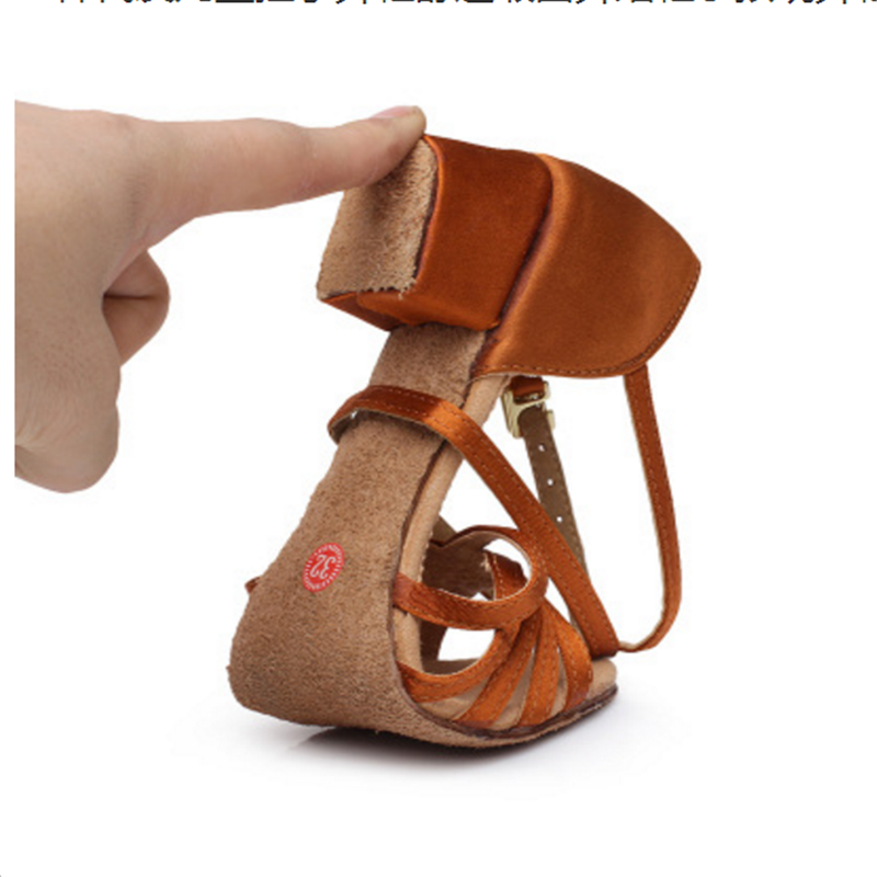 Crianças sapatos de dança latina meninas mulher salão de baile tango sapatos de dança atacado para meninas salto baixo crianças sandálias salsa
