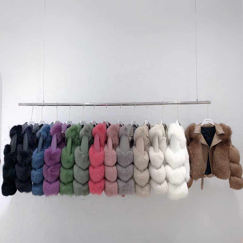 2020 inverno real casacos de pele de raposa das mulheres jaquetas de couro de pele de carneiro genuíno natural jaqueta de pele de raposa senhoras luxo outwear oversize