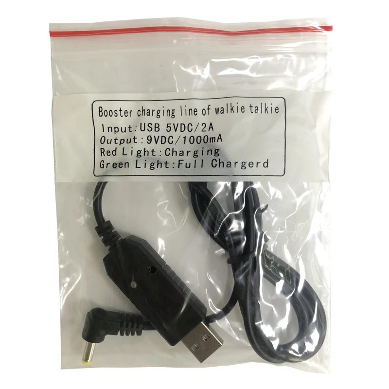 Baofeng UV-10R USB-кабель для зарядки Walkie Talkie Удлините аккумулятор USB-зарядка Удобное зарядное устройство UV10R/UV5R Pro USB-зарядка 2021