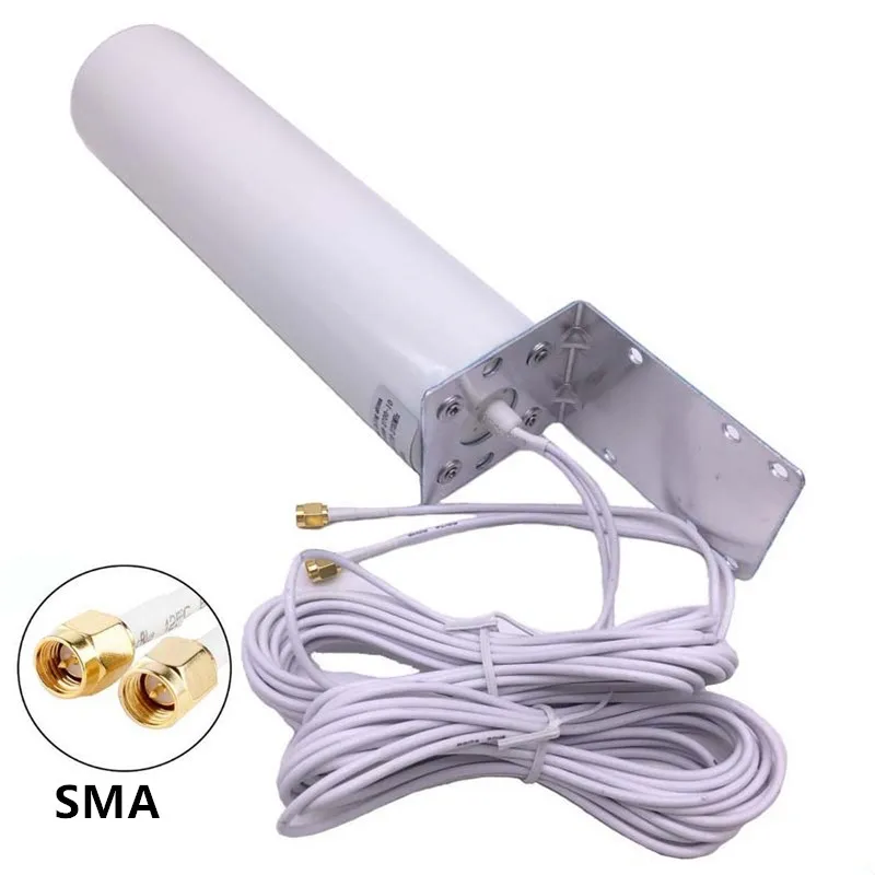 PAYEN ใหม่เสาอากาศ Dual 10เมตร3G 4G LTE Router Modem Aerial เสาอากาศภายนอกคู่ SMA TS9 CRC9 Connector