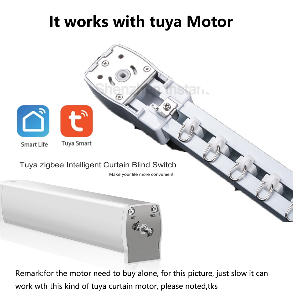 Im Lặng Tùy Chỉnh Điện Màn Theo Dõi Cho Tuya Zigbee B1/Dooya 82/YouPin Rèm Thanh Rèm Nhà Thông Minh màn Đường Ray