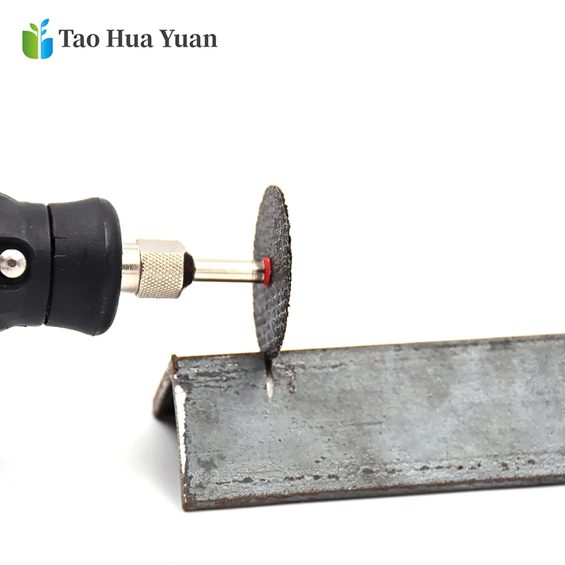 12 Chiếc Nhựa Đĩa Cắt Đá Mài Nhám Đĩa Cắt Mũi Khoan Mini Dụng Cụ Dremel Rotary Phụ Kiện 10 Chiếc & 2 Mandrels