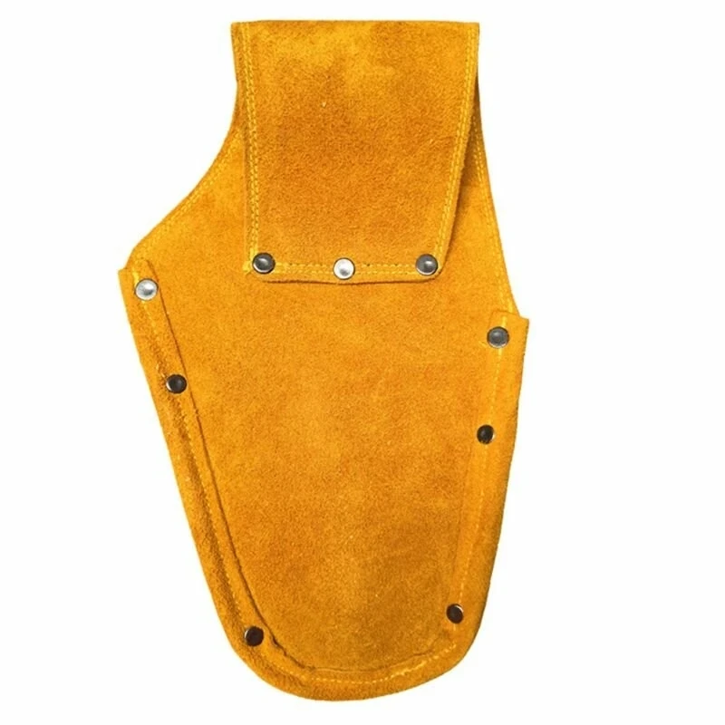 Cowhide สวมใส่เอวไฟฟ้าเจาะกระเป๋าสกรูเล็บเจาะชิ้นส่วนโลหะตกปลาเครื่องมือเก็บกระเป๋าเข็มขัด