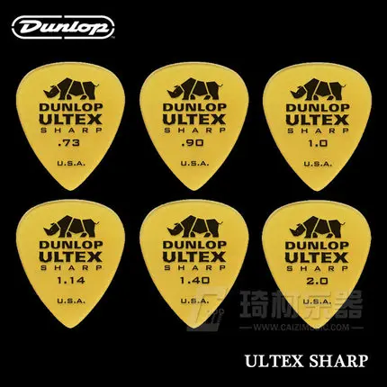 Dunlop Ultex Sắc Nét Đàn Guitar Chọn Plectrum Trung Gian Hòa Giải 0.73Mm-2.0Mm