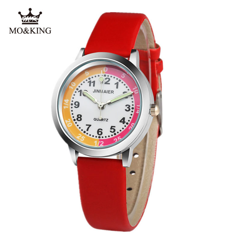 Marca superior bonito bebê único crianças meninos meninas crianças relógio de pulso de quartzo número relógio presentes pulseira sinoked relojes relógio