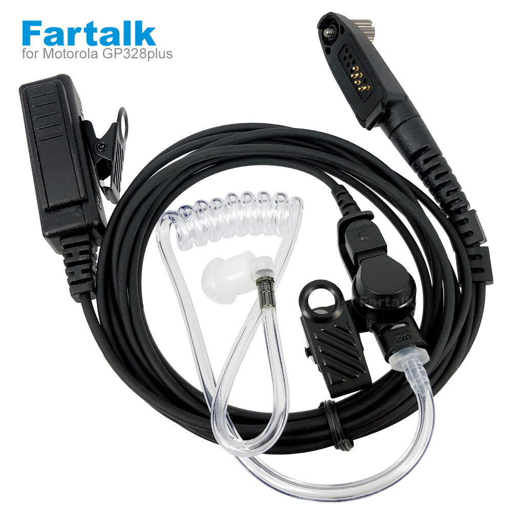 Auriculares con micrófono y tubo de aire para Motorola GP328plus GP344 GP388 GP328-Plus anysecf22 F25 W5 Kirisun, Walkie Talkie Android