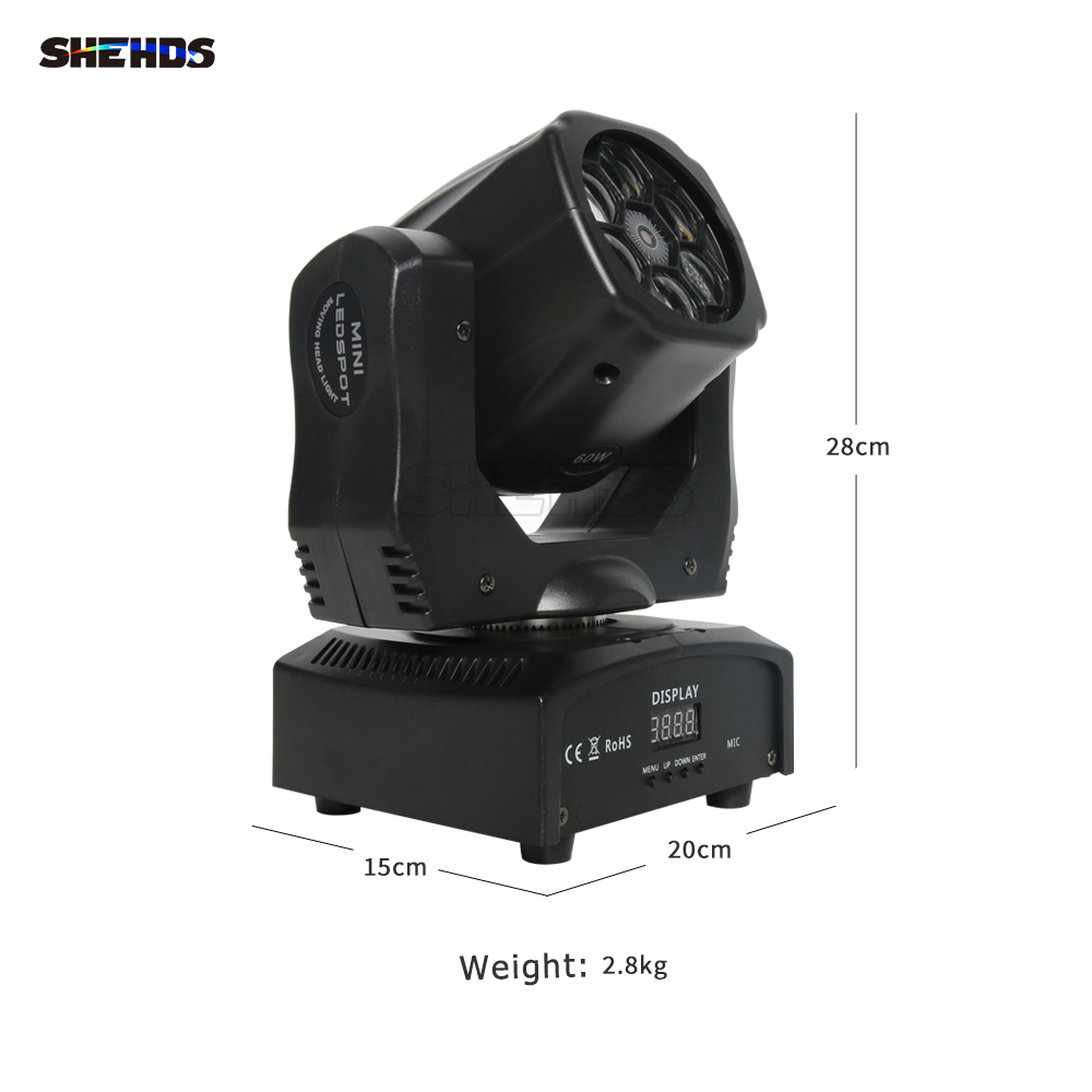 SHEHDS Nóng LED Tia + Giặt 6X15W RGBW Ong Mắt Ánh Sáng Cho DJ Câu Lạc Bộ Patry KTV Buổi Hòa Nhạc nhiều DMX Chế Độ Thiết Bị Chiếu Sáng