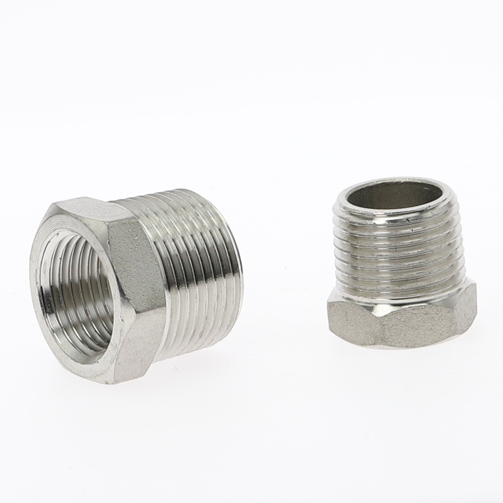 Tonifying Trái Tim Giảm Tốc Bushing 1/8 "1/4" 3/8 "1/2" BSP Dây Chuyền Nam/Nữ Ren SS304 Thép Không Gỉ thông Tắc Đường Ống Nước Khí Dầu