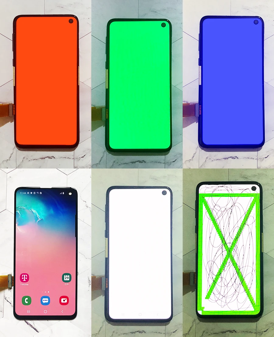 OEM AMOLED สําหรับ Samsung Galaxy S10e G970FU G970F, G970U, จอแสดงผล LCD Touch Screen Digitizer Assembly Replacement Repair