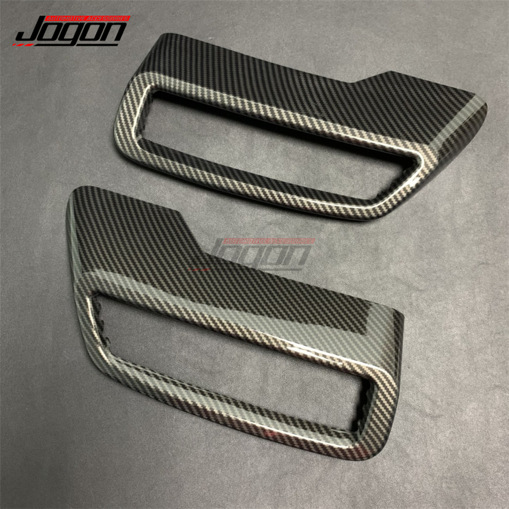 2 個クローム車のリア排気カバープジョー 3008 5008 T87 2017 - 2019 エンドパイプ車の外装装飾トリムアクセサリー