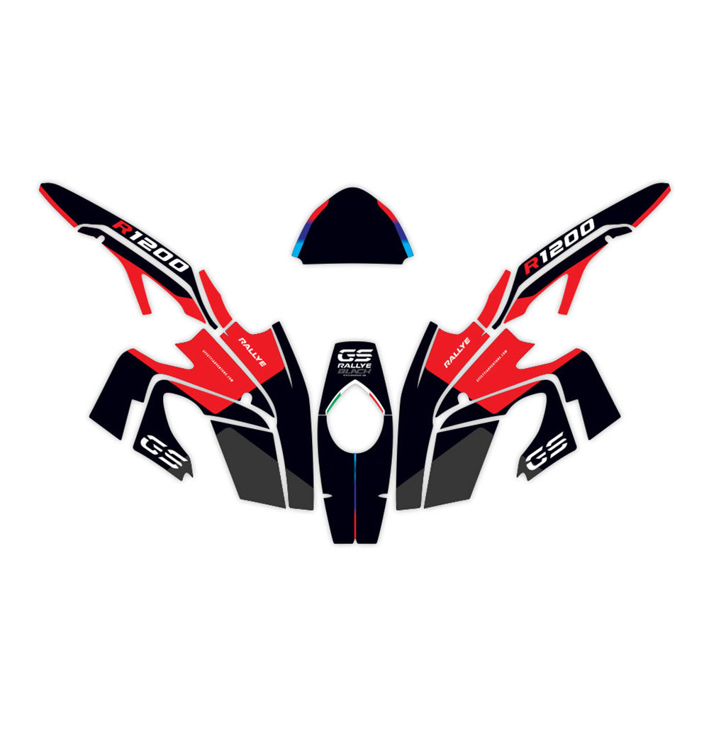 Stiker Bagian Tubuh Sepeda Motor Fairing Decal Reflektif Tahan Air Cocok untuk BMW R1200GS 2008-2012