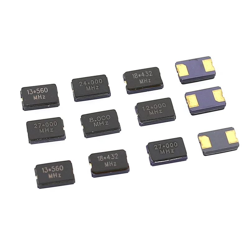 10 Cái/lốc 5032 Bị Động SMD Dao Động Tinh Thể 2PIN Thạch Anh 8Mhz 9.84375Mhz 10Mhz 11.0592Mhz 12Mhz 13.56mhz 16Mhz 20Mhz 40Mhz