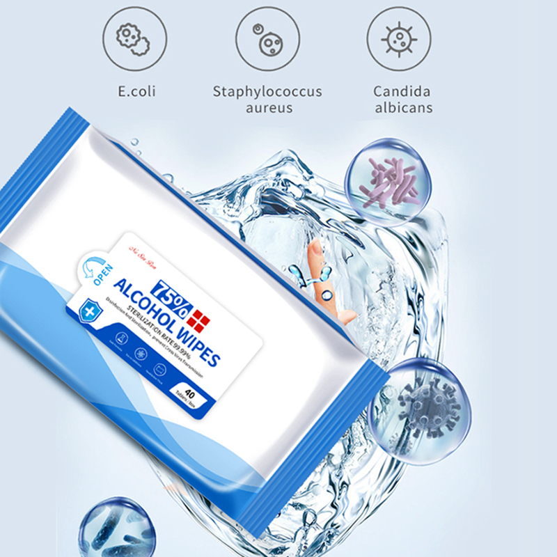 40 листов/упаковка, одноразовые салфетки для дезинфекции