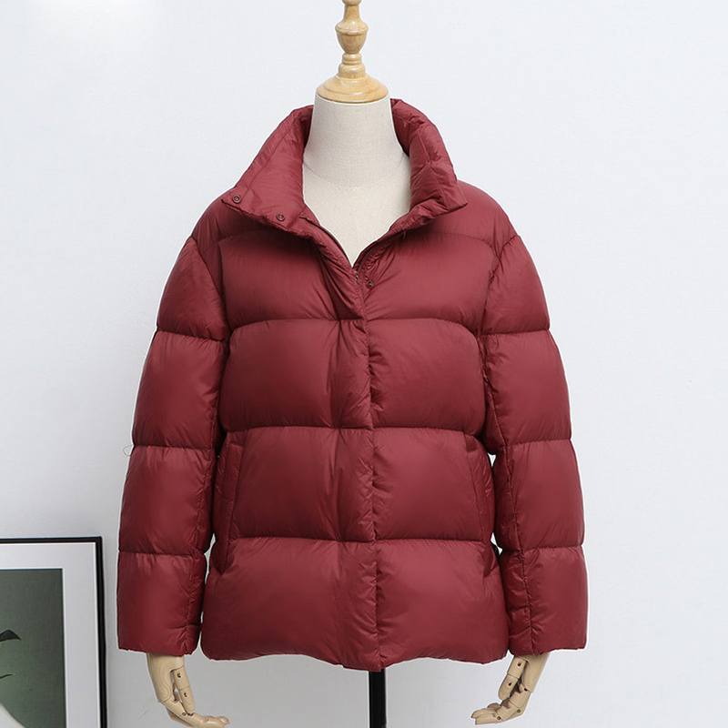 SEDUTMO Winter Oversize Warme Ente Unten Mantel Frauen Mode Kurze Jacken Herbst Beiläufige Dünne Parkas ED1419