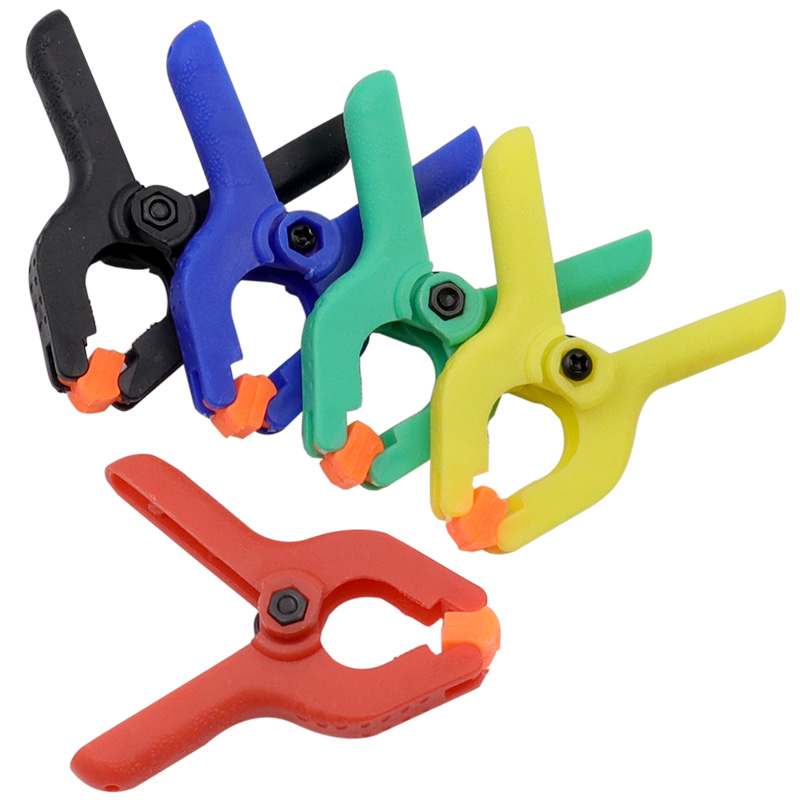 5 Chiếc 2 Inch DIY Dụng Cụ Nhựa Nylon Kẹp Cho Gỗ Mùa Xuân Kẹp Ảnh Phòng Thu Kẹp Hout