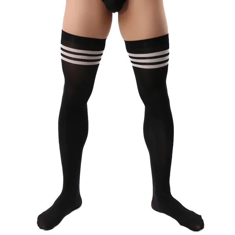 Calcetines de tubo para hombre, medias de vestir, formales, exóticas, sexys, para negocios