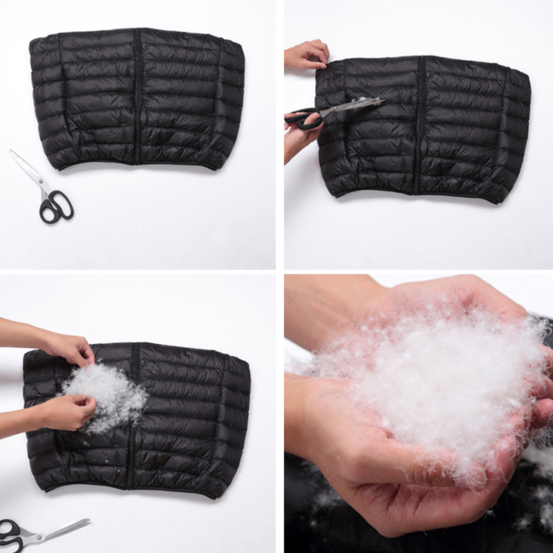 0-10 ℃   冬の男性アヒルダウンベストコート超軽量ノースリーブフグベストジャケットファッションスタンドカラー防風アヒルダウンチョッキ