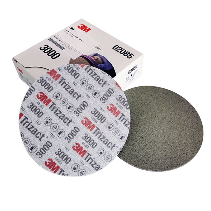 3M Trizact Kim Tự Tháp Đĩa Xốp Giấy Nhám P3000 P5000 Chính Xác Mài 6 "152Mm Để Đánh Bóng Sơn Xe Ô Tô