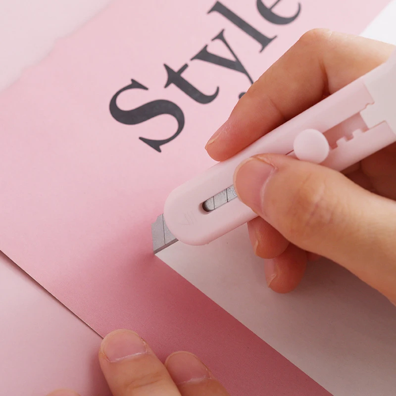 Kawaii Mini Katze Pfote Kunst Utility Messer Express Box Messer Papier Cutter Handwerk Verpackung Nachfüllbare Klinge Schule & Büro Schreibwaren